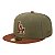 Boné New Era 5950 Color Pack Los Angeles Dodgers Verde Oliva - Imagem 1