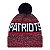 Gorro New Era Knit Tri Color New England Patriots Vermelho - Imagem 3
