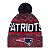 Gorro New Era Knit Tri Color New England Patriots Vermelho - Imagem 1