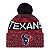 Gorro New Era Knit Tri Color Houston Texans Vermelho - Imagem 1
