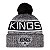 Gorro New Era Knit Tri Color Los Angeles Kings Cinza - Imagem 1