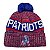 Gorro New Era Knit Tri Color New England Patriots Azul - Imagem 1