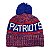 Gorro New Era Knit Tri Color New England Patriots Azul - Imagem 2