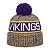 Gorro New Era Knit Tri Color Minnesota Vikings Roxo - Imagem 2