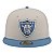 Boné New Era 950 2t Color Pack Las Vegas Raiders Bege e Azul - Imagem 2