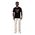 Calça Guess Sarja Acetinada Bolso Faca Masculino Bege - Imagem 3