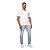 Camiseta Guess Bordado Pequeno Centro Masculino Branco - Imagem 3