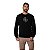 Moletom Guess Moletom 4g Relevo Bordado Masculino Preto - Imagem 1