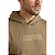 Moletom Guess Com Capuz Logo Bordado Masculino Bege - Imagem 3