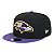 Boné New Era 950 Eg Baltimore Ravens Preto e Roxo - Imagem 1