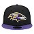 Boné New Era 950 Eg Baltimore Ravens Preto e Roxo - Imagem 2