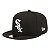Boné New Era 5950 Eg Chicago White Sox Preto - Imagem 1
