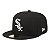 Boné New Era 5950 Eg Chicago White Sox Preto Masculino - Imagem 1
