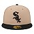 Boné New Era 5950 Eg Chicago White Sox Bege e Preto - Imagem 2