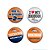 4 Bottons Pins Denver Broncos NFL - Imagem 1