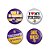 4 Bottons Pins Minnesota Vikings NFL - Imagem 1