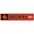 Placa Street Zone Decoração 48cm Cleveland Browns - Imagem 1