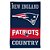 Toalha Sport NFL 40x64cm New England Patriots - Imagem 1