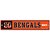 Placa Street Zone Decoração 48cm Cincinnati Bengals - Imagem 1