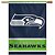 Bandeira Vertical 70x100 Logo Team Seattle Seahawks - Imagem 1