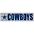 Adesivo Faixa Bumper Strip 30x7,5 Dallas Cowboys - Imagem 1