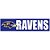 Adesivo Faixa Bumper Strip 30x7,5 Baltimore Ravens - Imagem 1