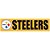 Adesivo Faixa Bumper Strip 30x7,5 Pittsburgh Steelers - Imagem 1