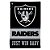 Toalha Sport NFL 40x64cm Oakland Raiders - Imagem 1