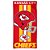 Toalha de Praia e Banho Standard Kansas City Chiefs - Imagem 1