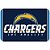 Tapete Decorativo Boas-Vindas NFL 51x76 Los Angeles Chargers - Imagem 1