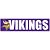 Adesivo Faixa Bumper Strip 30x7,5 Minnesota Vikings - Imagem 1
