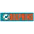 Adesivo Faixa Bumper Strip 30x7,5 Miami Dolphins - Imagem 1