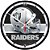 Relógio de Parede NFL Oakland Raiders 32cm - Imagem 1