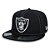 Boné Oakland Raiders 5950 Sideline Road NFL 100 New Era - Imagem 1