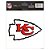 Adesivo Especial Kansas City Chiefs Logo NFL - Imagem 1