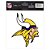 Adesivo Especial Minnesota Vikings Logo NFL - Imagem 1