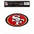 Adesivo Especial San Francisco 49ers Logo NFL - Imagem 1