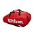 Raqueteira Wilson Esp Tour 2 Comp X9 Vermelha - Imagem 1