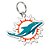 Chaveiro Premium Acrílico Miami Dolphins NFL - Imagem 1