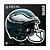 Adesivo All Surface Capacete NFL Philadelphia Eagles - Imagem 1