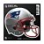 Adesivo All Surface Capacete NFL New England Patriots - Imagem 1