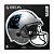 Adesivo All Surface Capacete NFL Carolina Panthers - Imagem 1