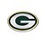 Auto Emblema Acrílico/Metal Green Bay Packers NFL - Imagem 1