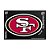 Imã Magnético Vinil 7x12cm San Francisco 49ers NFL - Imagem 1