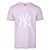 Camiseta New York Yankees Basica Tri Rosa - New Era - Imagem 1
