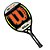 Raquete de Beach Tennis Wilson WS 21.20 Laranja - Imagem 1