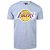 Camiseta Los Angeles Lakers Big Logo Cinza - NBA - Imagem 1