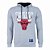 Casaco Moletom Chicago Bulls Canguru Logo Cinza - NBA - Imagem 1