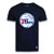 Camiseta Philadelphia 76ers Big Logo Azul Marinho - NBA - Imagem 1