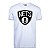 Camiseta Brooklyn Nets Big Logo Branca - NBA - Imagem 1